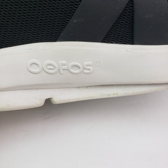Oofos OOmg Eezee Low Mens Size 13 Black Slip On Recovery Comfort Sneaker Shoes - Picture 9 of 11